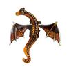 Winged Dragon Brooch Retro Colorful Dragon Brooch Pin Decorative Alloy Lapel Pin Clothes Accessory for Backpack Hats Jackets Decoration