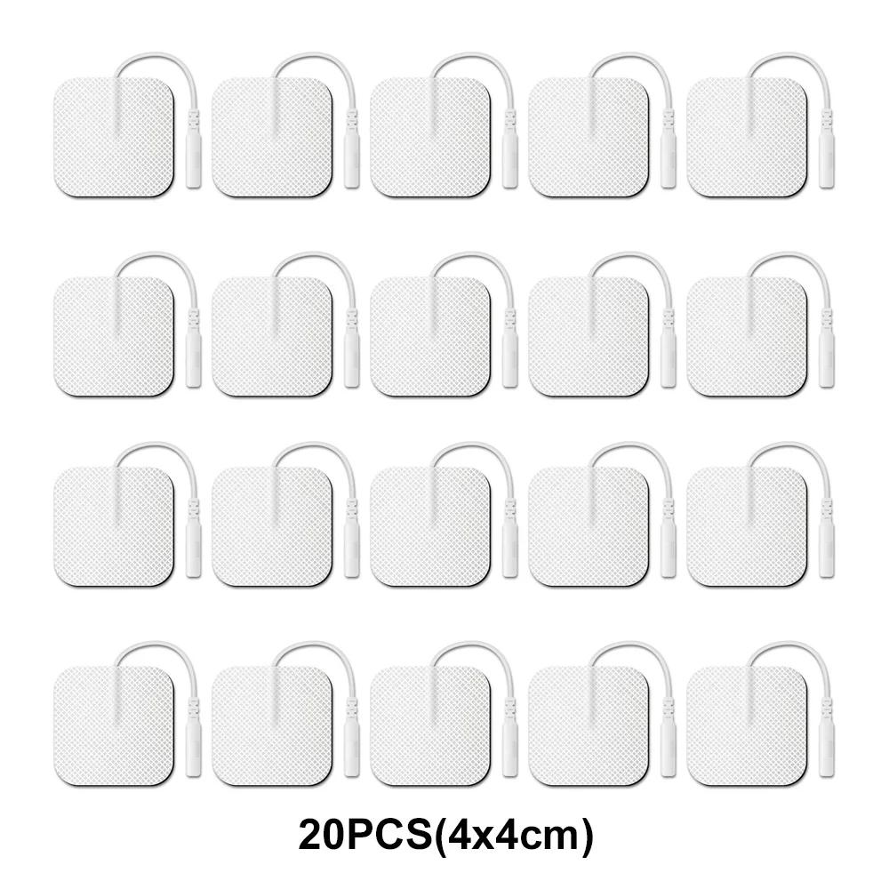 5x5cm 4x4cm Muskelstimulator Elektrodenpads Vliesstoff Selbstklebend Ersatzpads für Tens Digitale Massagegeräte