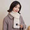 Electric Heating Scarf USB Rechargeable 3 Temperature Settings Motorcycle Neck Warmer Washable For Winter Skiing Cold Weather