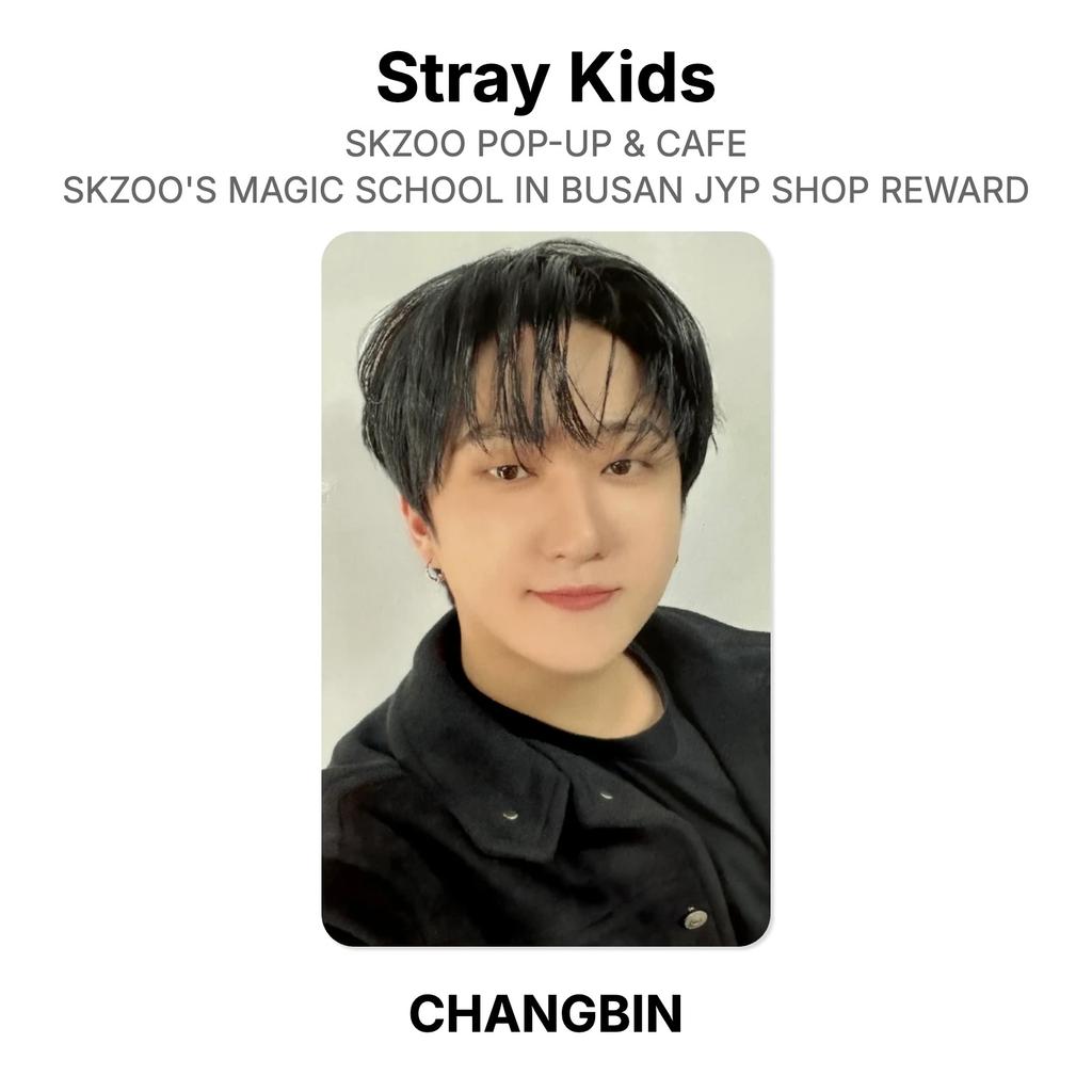 Stray Kids SKZOO POP-UP & CAFE SKZOO'S MAGIC SCHOOL IN BUSAN JYP SHOP REWARD Official Photocard