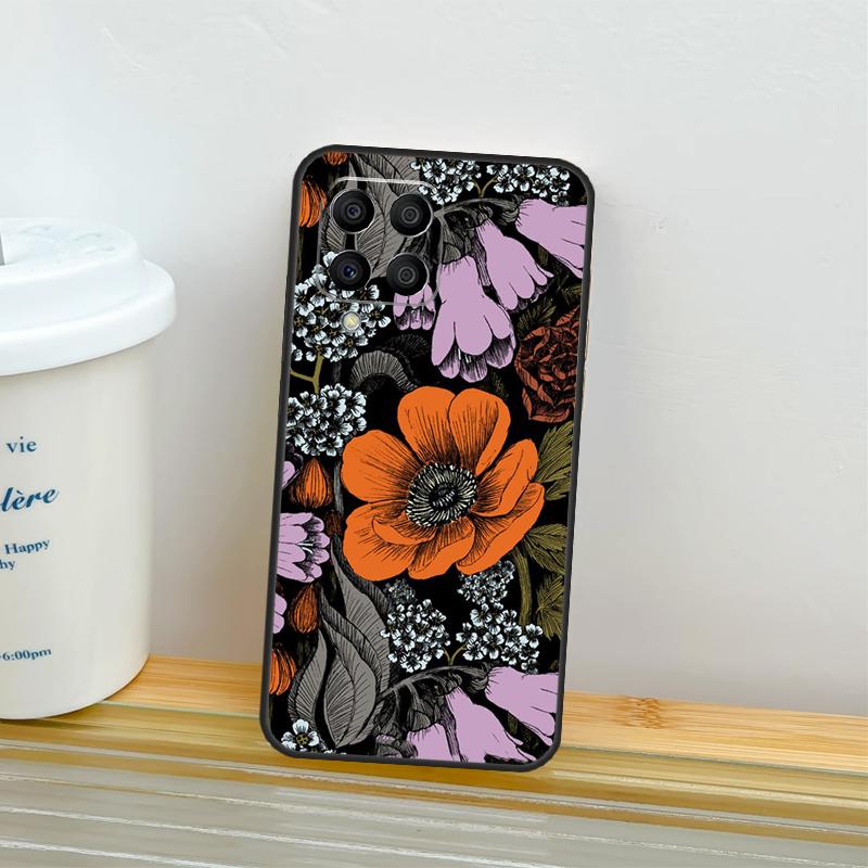 Painting Flowers Nature Leaves Case For Samsung Galaxy M21 M31 M11 M13 M54 M34 M14 M56 M36 M16 M53 M32 M52 M35 M55 M15 M06
