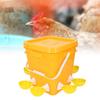 Automatic Chicken Waterer Set Low Spillage Self Replenishing Poultry Waterer Dispenser for Chicken Bird   Goose Turkey