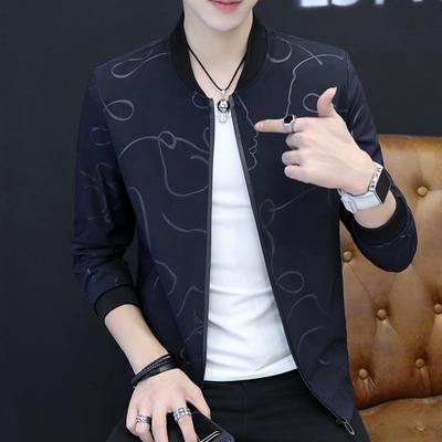Spring and Autumn New Men's Casual Bomber Jacket Autumn Baseball Uniform Jacket Men's Fashion