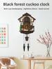 Vintage Black Forest Cuckoo Clock for Home Room Decorative Handcrafted Wooden Wall Clock Cuccu Watch Nordic Decor