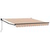 Retractable Awning Multicolour 350 X 250 Cm Polyester and Metal