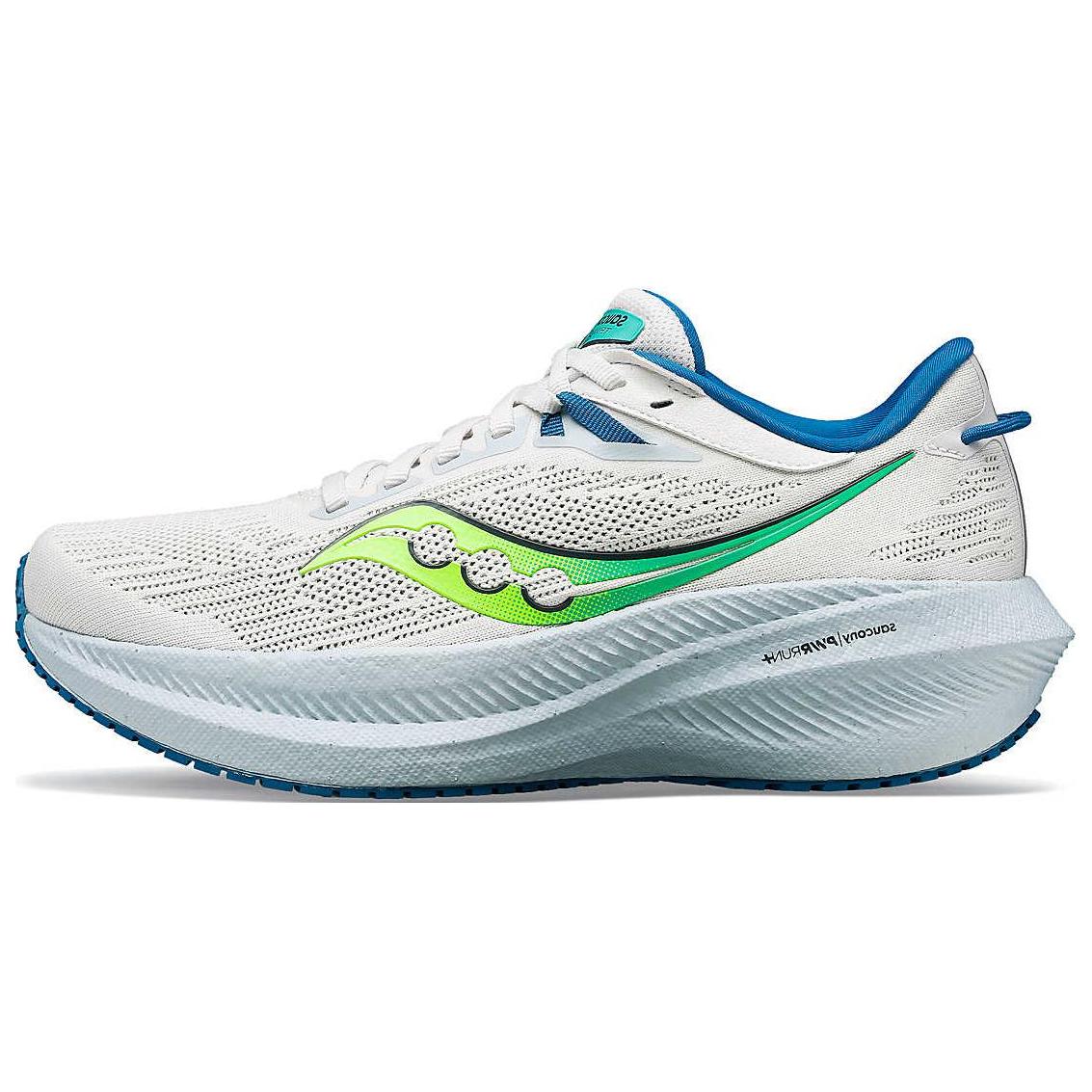 

SAUCONY Triumph 21 Удобные Универсальные Простые Кроссовки с низким верхом Женские кроссовки Серебристо-зеленые S10881-117 35.5