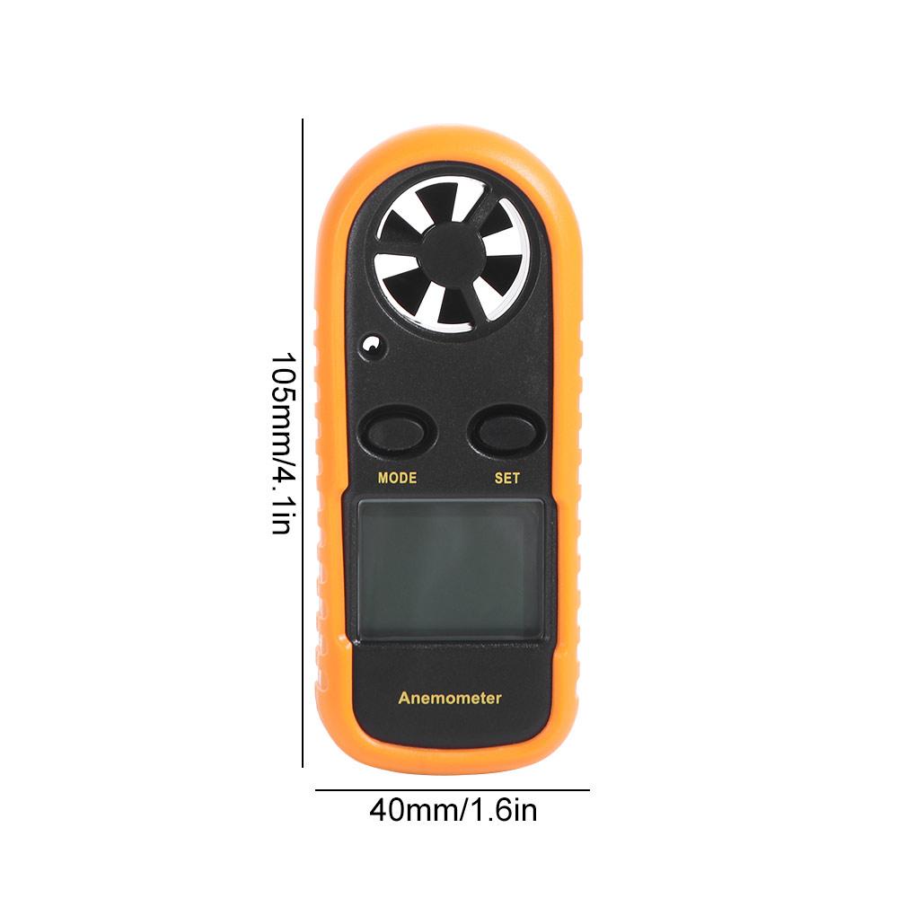Hand-held Wind Speed Gauge LCD Display Wind Speed Meter Air Velocity Meter  Outdoor Activities