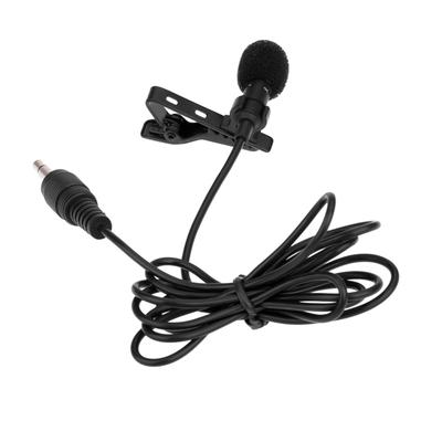 Super Lapel Lavalier Tie Clip Metal Mono Microphone 3.5mm with Collar Clip for Lound Speaker