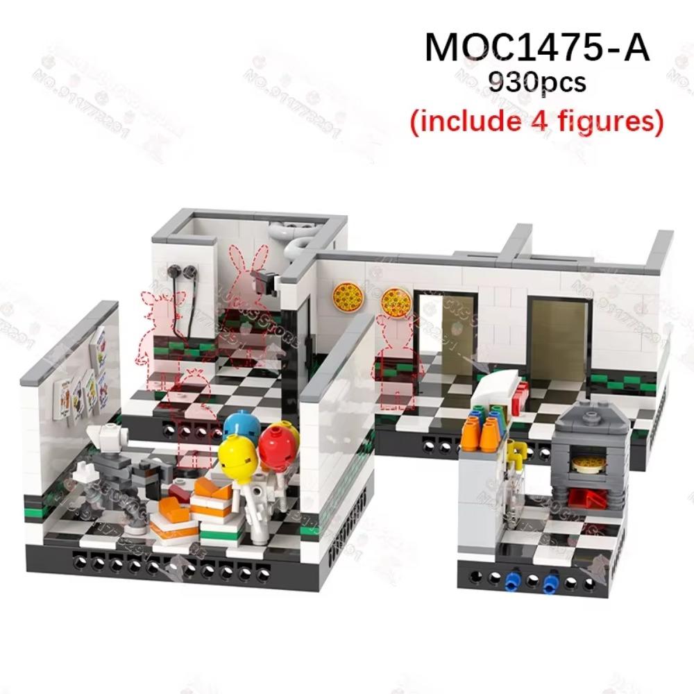 

Творчество MOC Игра Midnight Bear Строительные блоки DIY Horror Action Фигурки Сцены Архитектура Модели Сборка Игрушки Для Детей