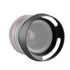 Universal Aluminium Alloy Hollow Camera Lens Hood Sunshade Cover Protector
