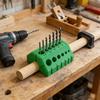 Portable 45° 90° Drill Guide with Numerical Scale Plastic Angle Drilling Guide for Multiple Hole Sizes Drill Holder Tool