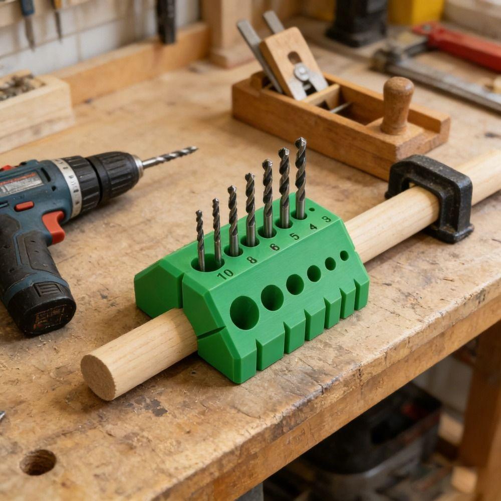 Portable 45° 90° Drill Guide with Numerical Scale Plastic Angle Drilling Guide for Multiple Hole Sizes Drill Holder Tool