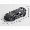 1:32 Scale Aventador SVJ Diecast Alloy Car Model, Diecasts Toy Vehicles Car Model with Sound Light Collection Toys for Children Gift