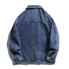 Men's Spring and Autumn New American High Street Denim Jacket Men's Fashion Ruffian Cargo Jacket Casual Men