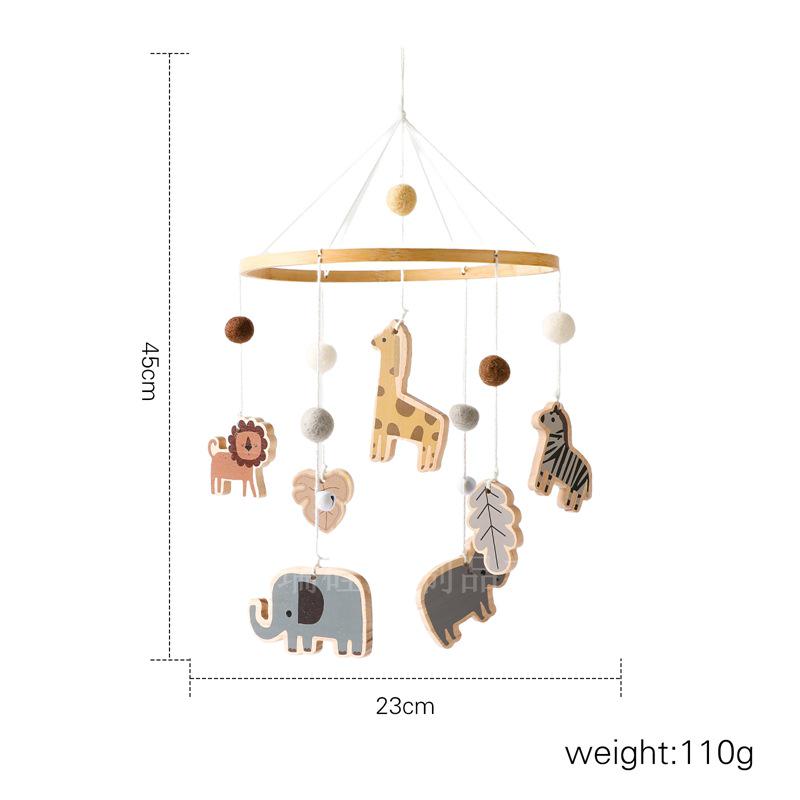 Rotating Crib Mobile: Newborn Baby Sleep Aid & Educational Rattle Toy