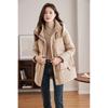 Fengxun Women's Winter Hooded Down Jacket FXJH3851