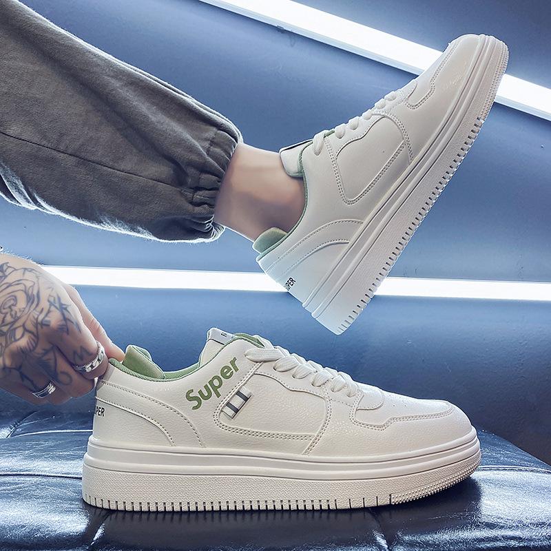 

Spring white shoes men s shoes white sports trend student board shoes boys trendy shoes casual men s running shoes 40