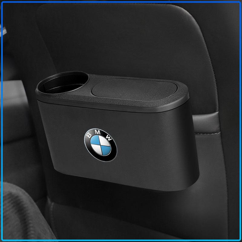 Trash Can Auto Emblem Garbage Box Bin Storage Car Accessories For BMW M Performance 1 3 5 7 Series M3 M4 M5 M6 X1 X3 X5 X6 X7 E30 E34 E36 E39 E4