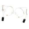 Head Mounted Wireless Microphone 2.4G Wireless 2 Transmitter and 1 Receiver Headset Mic