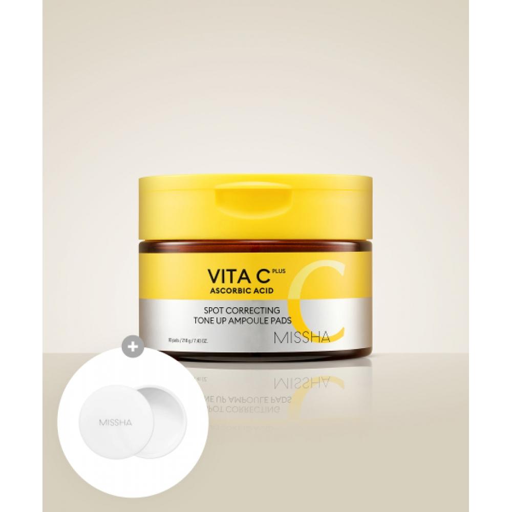 Missha Vita C Plus Spot Correction Tone Up Ампульный Пэд 210 г 80 Листов FREE