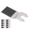 10Pcs Oscillating Saw Blade 34mm Multitool Quick Release Tool Set Kit for Wood Plastic