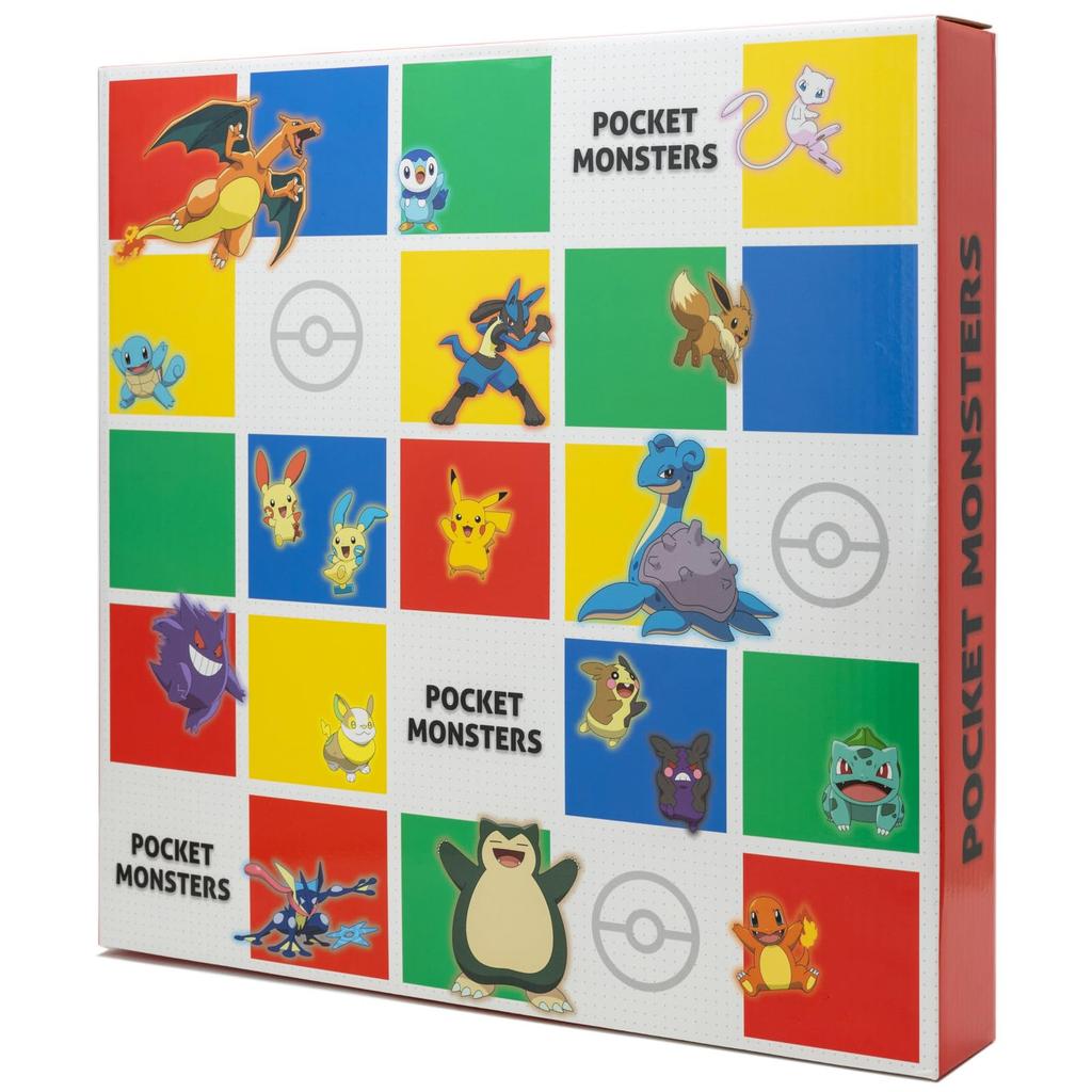 Fabrikwand 30cm Durchgehend Zweite T'S Uhr, Rot, Pokémon Design, Durchmesser, Analog, Lautlos, Zeiger, 2926-236