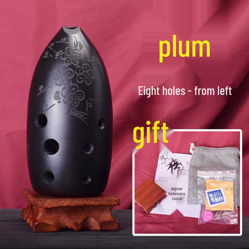 Ocarina with Pen Holder: Available in double-cavity ten-hole and eight-hole, perfect for beginners, students, children, adults, and professional use.