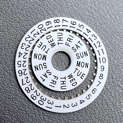 White Date Disk Wheel Date Wheel for China 7750 Automatic Mechanical Movement