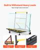 VEVOR Drywall Cart Dolly, 816 Kg Load Capacity, Steel Panel Dolly with 4 Swivel Casters & Expandable Deck
