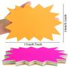 80 Explosion-shaped Sales Sign Cards, Fluorescent Sales Sign Labels, Used In Supermarkets, Shopping Malls, Flower Shops and Other Sales Price Paper