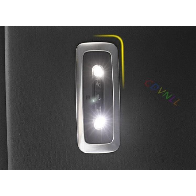 Silver Titanium Rear Reading Lamp Frame Cover Trim 2019-2022 For Toyota Avalon