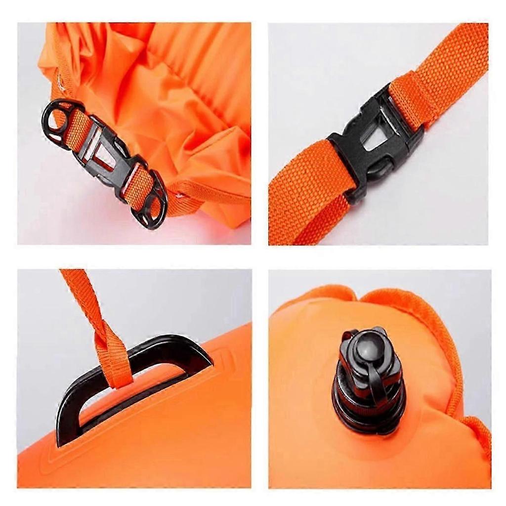 Swimming Buoy Buoy Air Dry Bag Inflatable Float Bag Lifesaving Buoy Suitable for Buoy Swimming