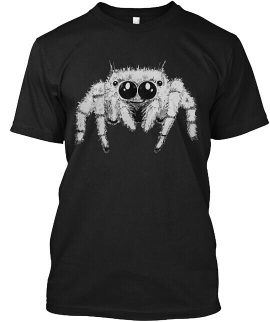 Cute Jumping Spider Tee T-Shirt Made In the USA Size S To 5XL