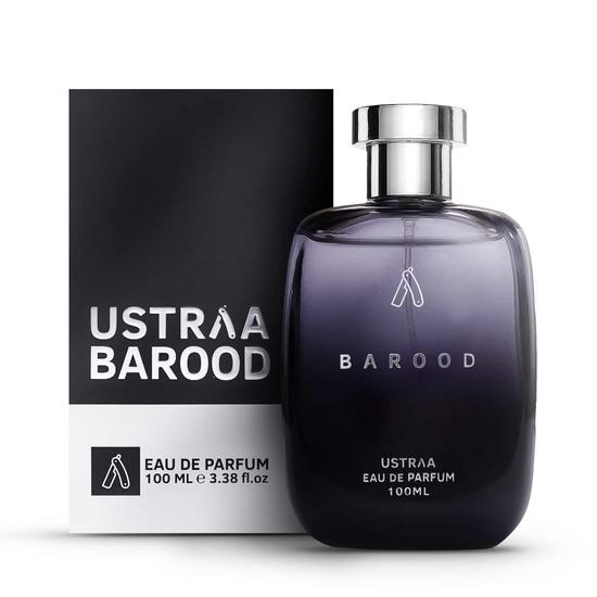 Ustraa Barood Eau De Parfume For Men - 100 ml - with Warm, smokey, sweet and musky scents. Luxury perfume for men