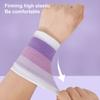 1 Pair Sports Wristband Sweat-absorbing Breathable Fabric Extra Soft Elastic Non-Fading Wrist Protection Polyester Children Wrist Support Sports