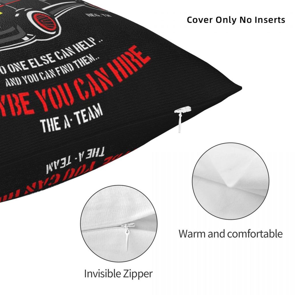 The A Team Pillowcase Polyester Cushion Comfort Throw Pillow Sofa Decorative Cushions Used for Home Bedroom Living Room