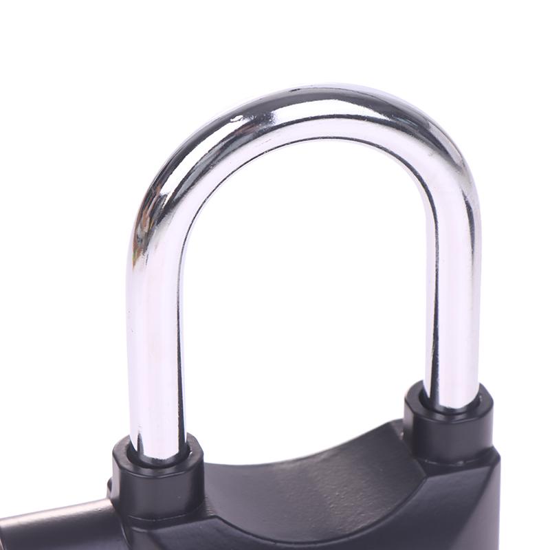 Alarm Lock Anti Theft Alarm Lock Black Anti Theft Security Padlock Waterproof Siren Alarm Lock For Motorcycle Door Windo