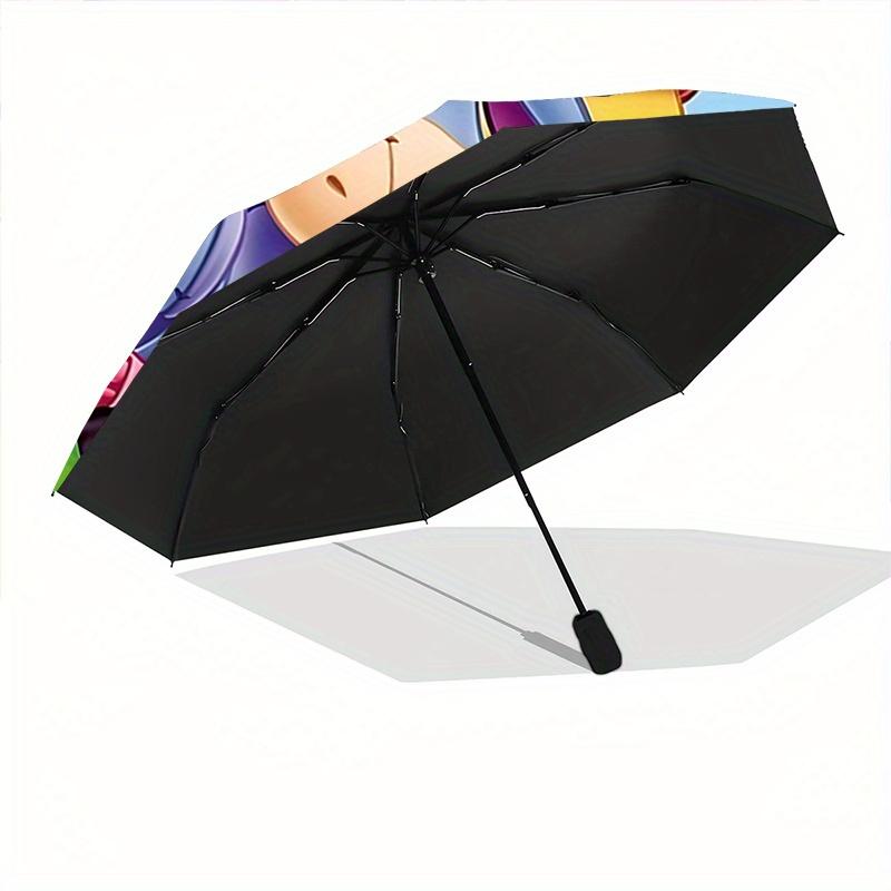 1pc Winnie and Friends Pattern Umbrella, Fashionable, Personalized, High-Value Folding Umbrella, a Must-Have for Summer, 8-Rib Durable Iron