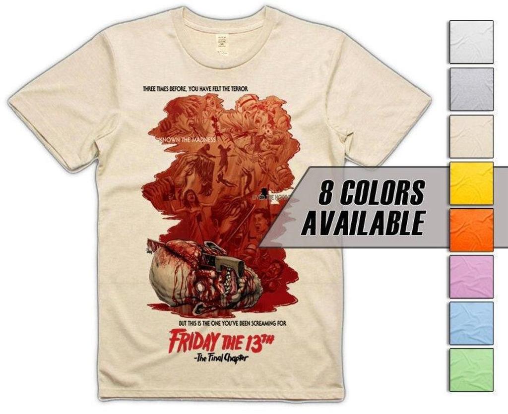 Friday the 13th V34 Men's T-Shirt All Sizes S-5XL 8 Colors Available