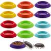 12pcs Isopods Feeder Bowls, Tiny Feeding Dish for Isopods, Springtails