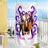 Colorful Fashion Trio Beach Towel Super Soft Microfiber Quickdry Fabric Comfortable Lightweight Suitable for Swimming, Gym, Camping, Yoga Vacation