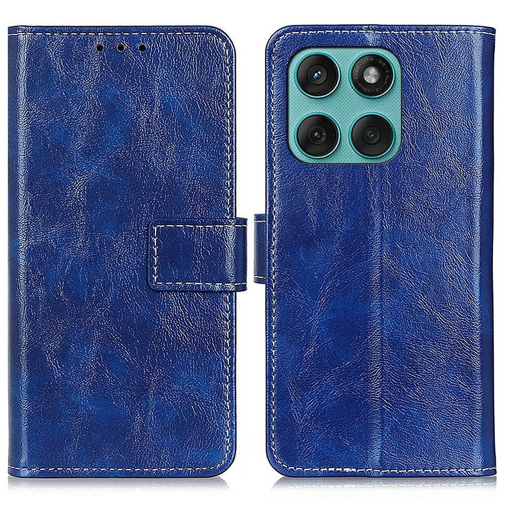 For Motorola Edge 60 5G/60 Fusion 5G/60 Pro 5G Case Wallet Leather Phone Cover Crazy Horse Texture