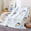 Cartoon Penguin Cute Blanket Warm Soft Suitable For Bedroom Sofa Bed Living Room Office Travel Camping Gifts
