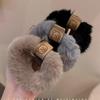 Soft Plush Hair Rope Korean Thick High Elastic Bear Hairband Braiding Hair Accessories Ponytail Headwear Scrunchies