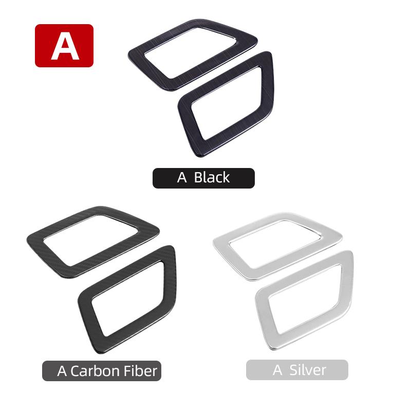 For Haval Jolion  2022 2023 Stainless Steel Car Front Air Vent Dashboard Outlet Frame Cover Trim Ring Stickers