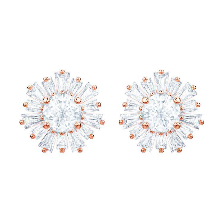 

Swarovski Sunshine Pattern Earrings Rose Gold Plated Women earrings 5459597 Box+Shopping Bag