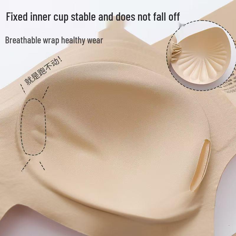 Seamless Plus Size Uplift Bra: Breathable, Anti-Sag, Comfortable & Close-Fitting