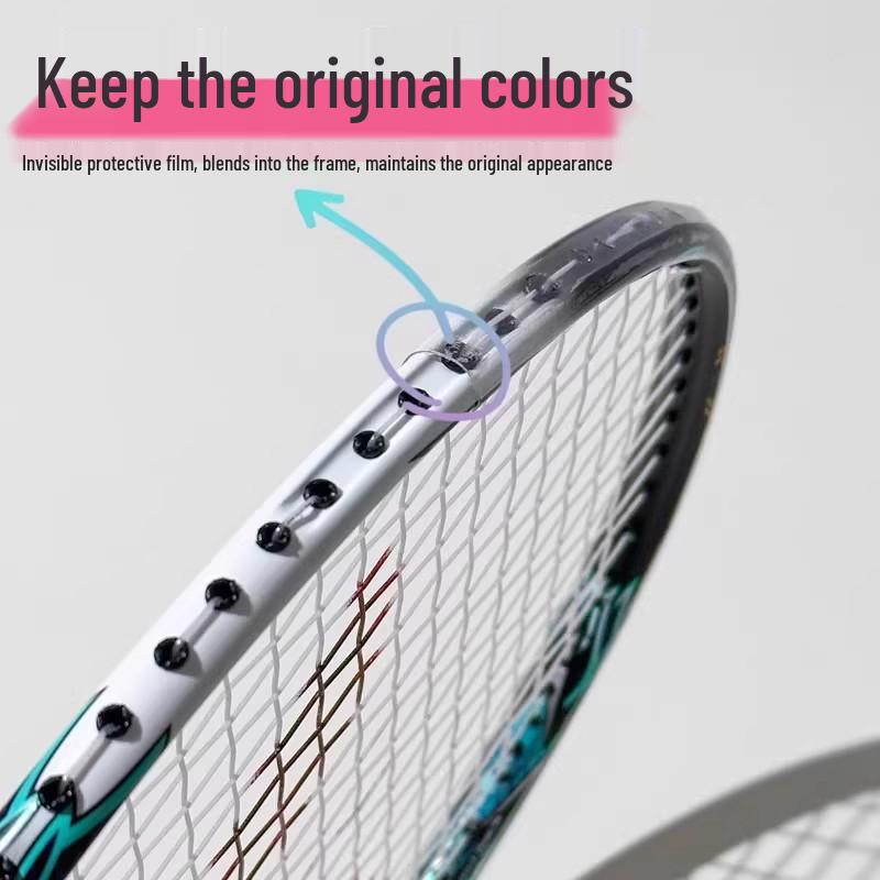 New Arrival: Transparent Badminton Racket Edge Protective Stickers