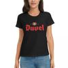 Women TShirt Custom Duvels Logo Summer Short Sleeve Tees ONeck Cotton T Shirts Clothes Tops Streetwear
