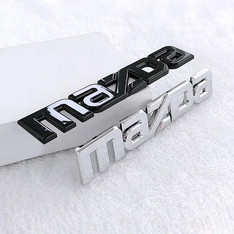 2025 Heiß für Mazda CX3 CX5 MX3 CX4 CX9 CX7 RX8 Atenza Axela Protege Auto Front Heck Emblem 3D Aufkleber Abziehbilder Kofferraum Emblem Dekorat